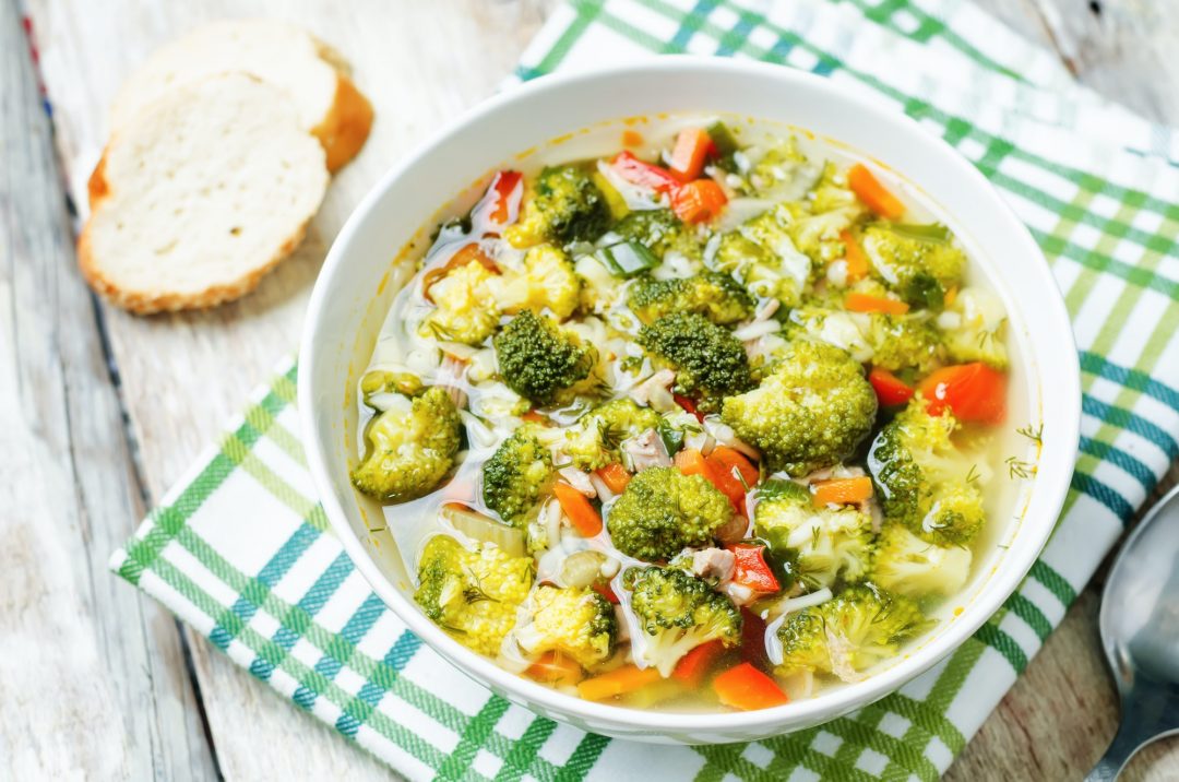 broccoli chicken soup